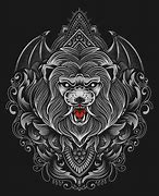 Image result for Lion Head Engraving