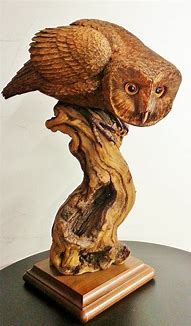 Image result for Barn Owl Wood Carving