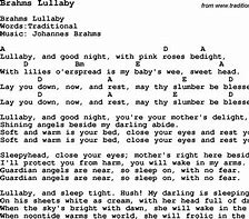 Image result for Brahms Lullaby Lyrics