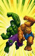 Image result for Thing Hulk Fights