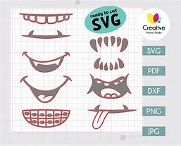 Image result for Monster Mouth SVG