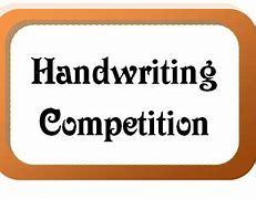 Image result for Handwriting Competition for Kindergarten