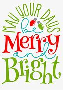 Image result for Merry and Bright Clip Art