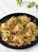 Image result for Fast Food Related Background with Sev Puri