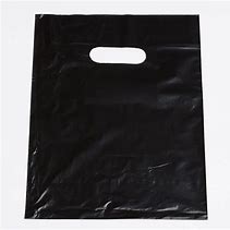 Image result for Plain Black Fabric Bag