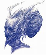 Image result for Evil Scary Demon Drawing