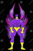 Image result for Purple Superhero