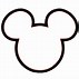 Image result for Mickey Mouse Head Face