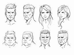 Image result for Male Face Drawing Steps