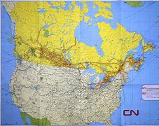 Image result for Canada Railway Map