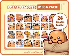 Image result for Potatoe Emote