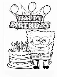 Image result for Birthday Colouring Pages