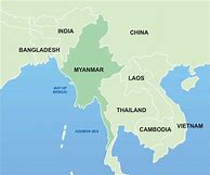 Image result for Myanmar Asia Map