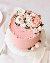 Image result for Buttercream Floral Cake with Olivia Topper