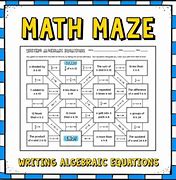 Image result for Algebraic Math Maze