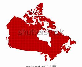 Image result for Canada Map Red