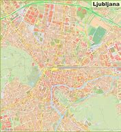 Image result for Map of Ljubljana Italy