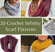 Image result for Free Crochet Patterns Infinity Scarves