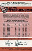 Image result for Wayne Stephenson Hockey