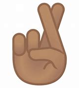 Image result for Fingers Crossed Emoji Transparent