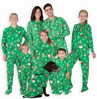 Image result for Christmas Footed Pajamas