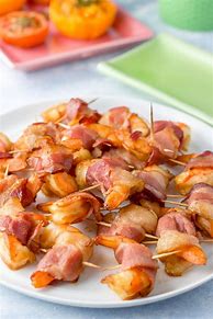 Image result for Bacon Wrapped Shrimp