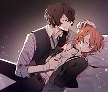 Image result for Dazai Chuuy Kiss