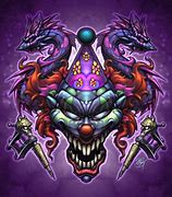 Image result for Creepy Clown Art