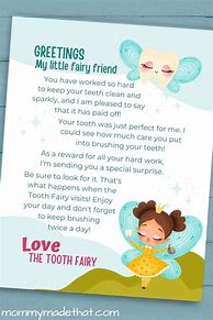 Image result for Free Personalized Tooth Fairy Letters