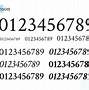 Image result for Fonts for Numbers