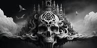 Image result for Surreal Skull Art