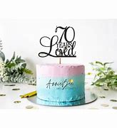 Image result for 70th Birthday Cake Topper