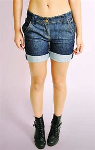 Image result for Blue Denim Shorts