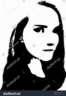 Image result for Female Face Stencil