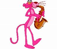 Image result for Pink Panther Playing Sax Cartoon