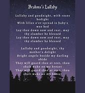 Image result for Lullaby Words