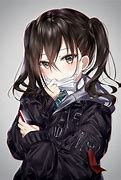 Image result for Cute Anime Girl with Dark Hair