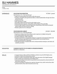 Image result for Catering Manager Resume Sample