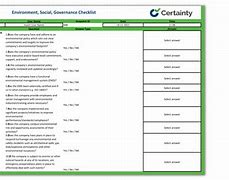 Image result for ESG Compliance Checklist