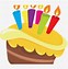 Image result for Birthday Cake Emoji