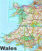 Image result for Map of Wales the Country