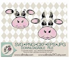 Image result for Baby Cow Face Boy and Girl SVG