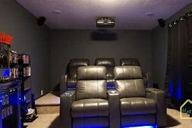 Image result for Custom Built in Home Theater Snack Bar