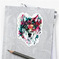 Image result for Wolf Sticker Trust Your Instincts