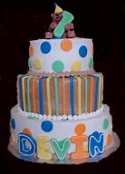 Image result for Cute Birthday Bear Cake