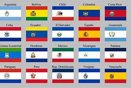 Image result for Spanish Countries Flags