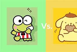 Image result for Pompompurin and Keroppi