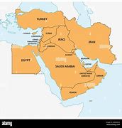 Image result for Middle East Map UAE