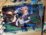 Image result for Anime Link Drawings Breath of the Wild