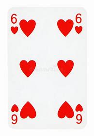 Image result for Six of Hearts Card